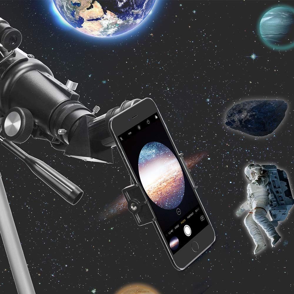 AKKEE Teleskop Teleskop Astronomie Teleskope für Kinder Erwachsene, 70 mm Blenden-Refraktor-Teleskope tragbares Reise-Teleskop