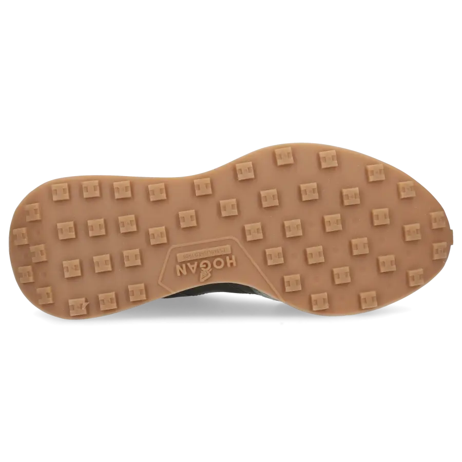 Hogan - Sneaker low H601 Veloursleder Textil - grün