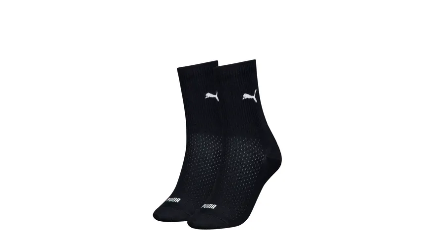 PUMA Damen Sportsocken 2er Pack black