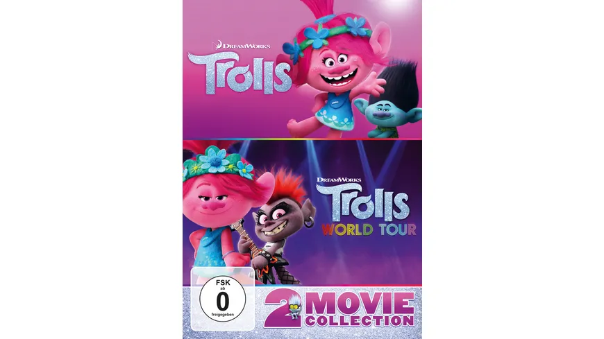 Trolls & Trolls World Tour  [2 DVDs]