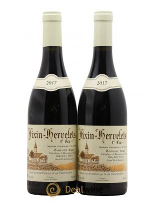 Fixin 1er Cru Hervelets Bart (Domaine)  2017 - Lot de 2 Bouteilles