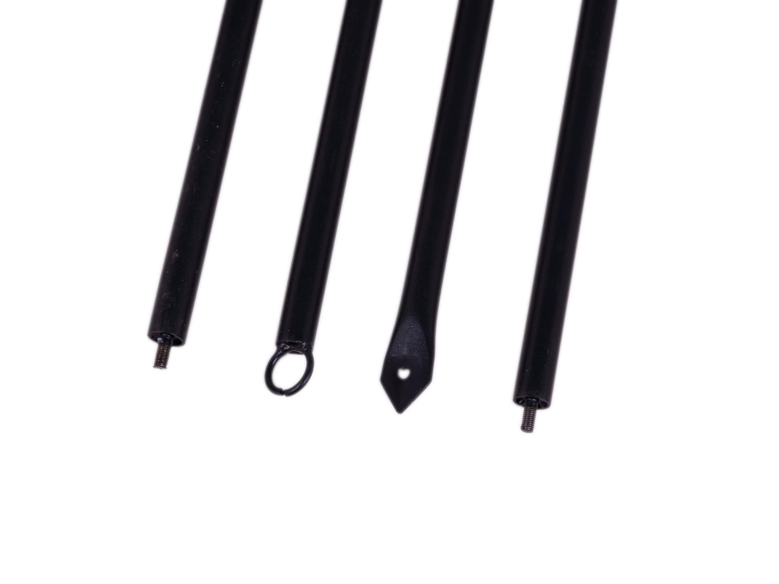 Set Beleuchtungspfosten  aus Metall-4Stück