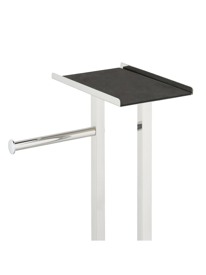 relaxdays WC Garnitur in Silber - (B)24 x (H)66 x (T)18 cm günstig kaufen onesize
