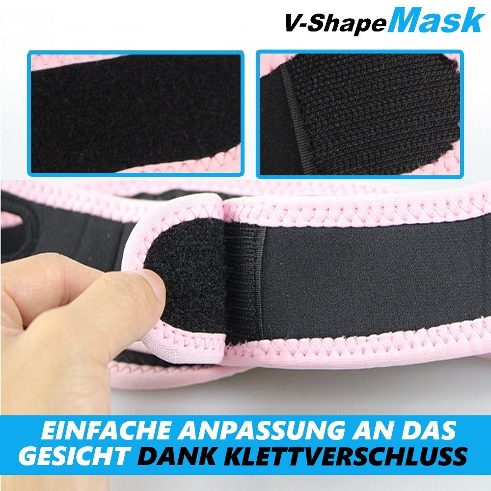 MAVURA Gesichtsmaske V-ShapeMask V-Linie Maske Gesichtsmaske Face-Lifting Anti Doppelkinn, Anti Falten Gesicht Straffung Gesichtslifting Schlankheitsmaske