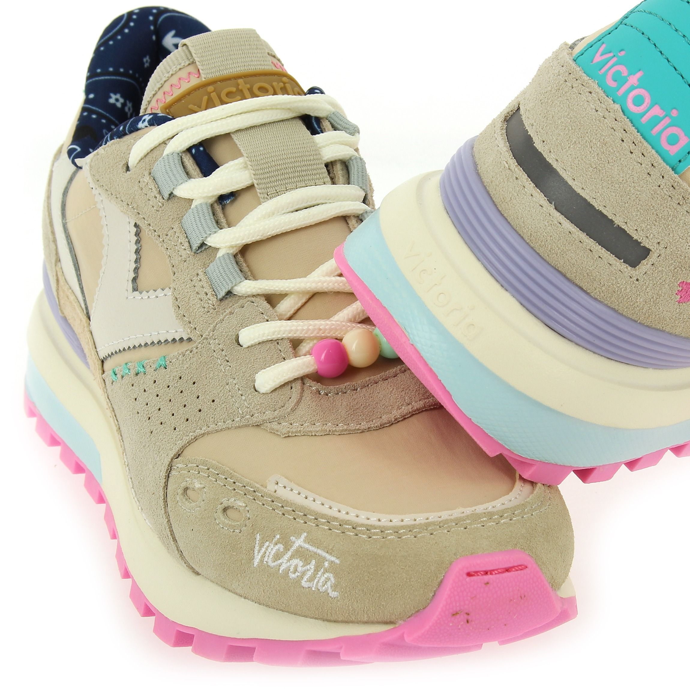 Victoria  LUNA MULTICOLORE - Beige Multi