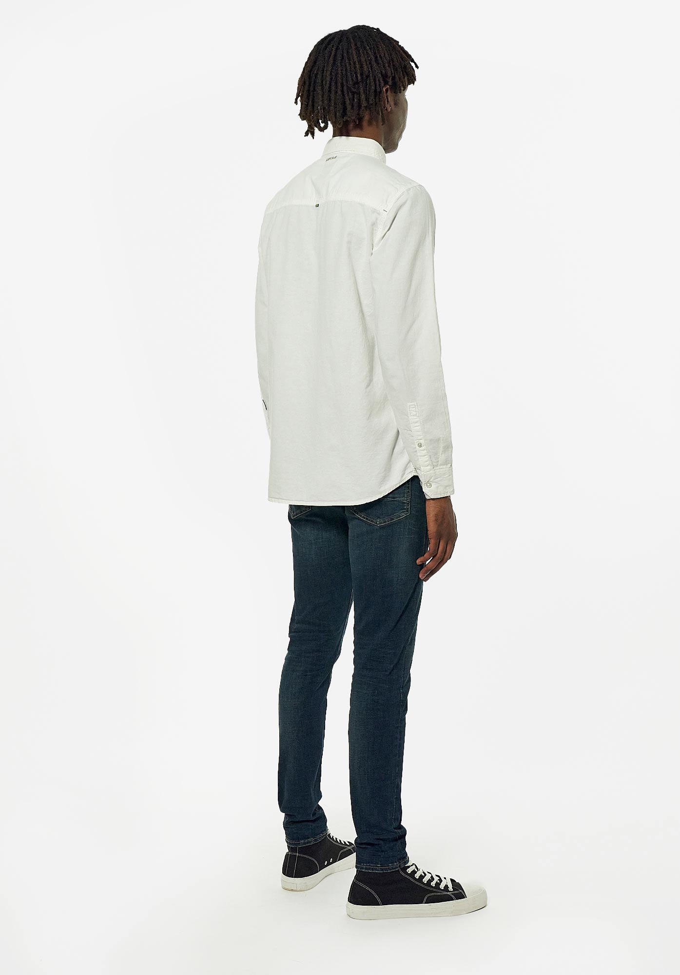 TOMEK  Chemise blanche Homme en 100% coton