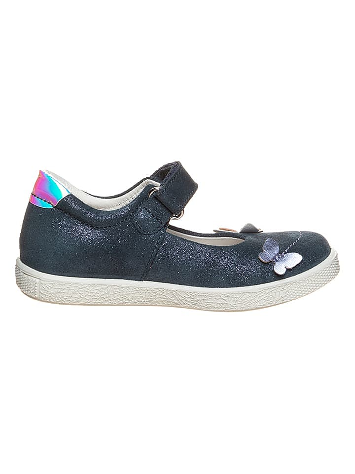 lamino Leder-Ballerinas in Dunkelblau günstig kaufen 27