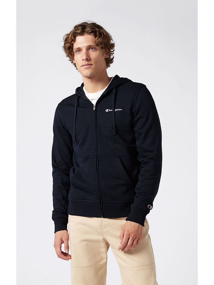 Champion Sweatjacke in Dunkelblau günstig kaufen