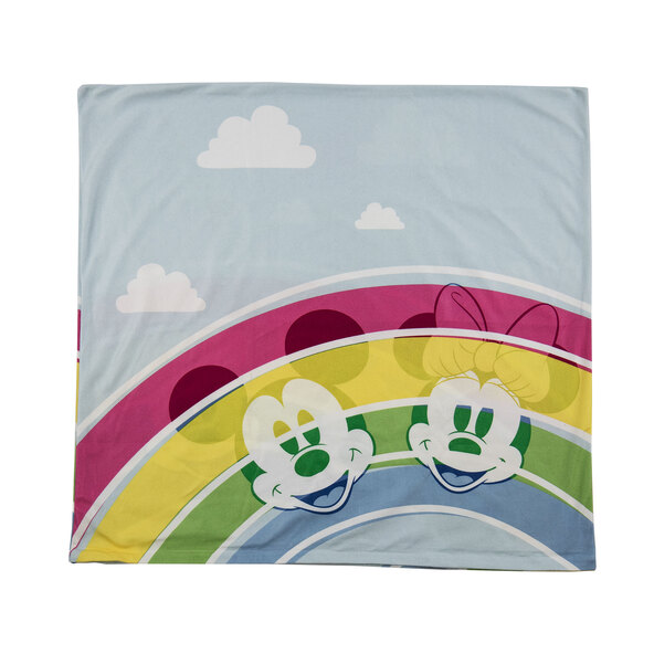 Kinder-Fleece-Bettwäsche Mickey & Minnie, 135 x 200 cm