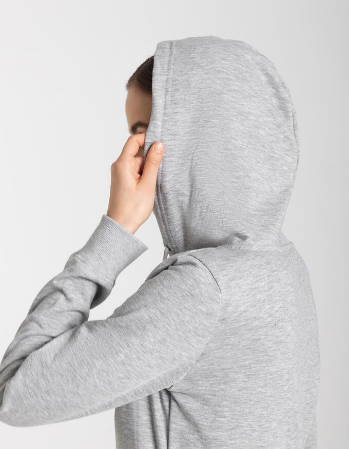 Sweatjacke - Kapuze mit Tunnelzug