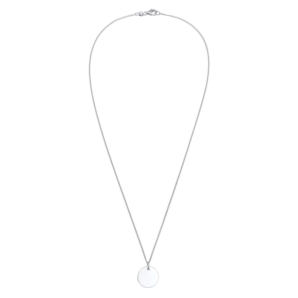 Elli Elli Collier Pendentif femme plaque de base en argent 925 sterling Bijoux