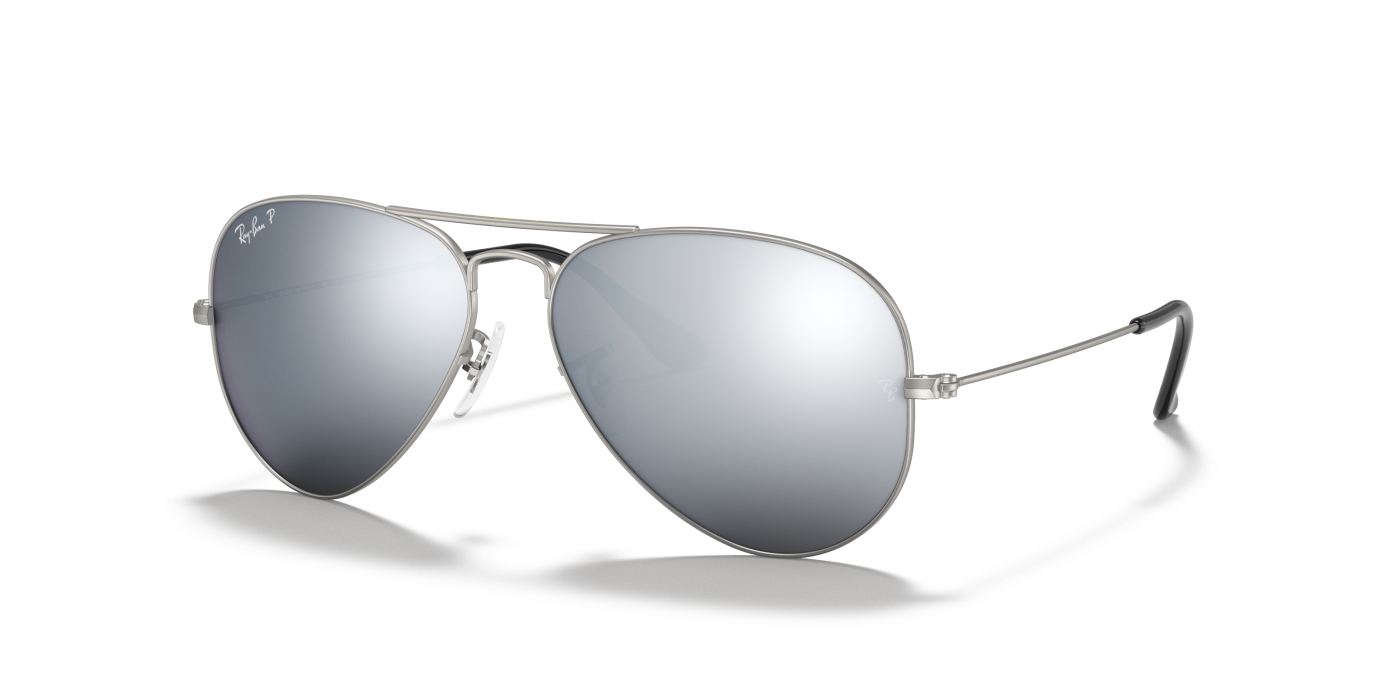 OGLINDA AVIATOR - Gri argintiu mat