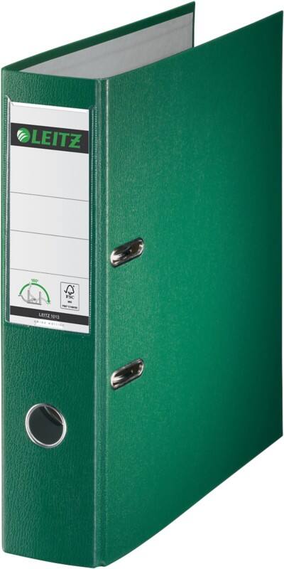 Leitz Swiss Edition 180° Ordner DIN A4 80 mm Grün 2 Ringe 1013 PP (Polypropylen) Hochformat