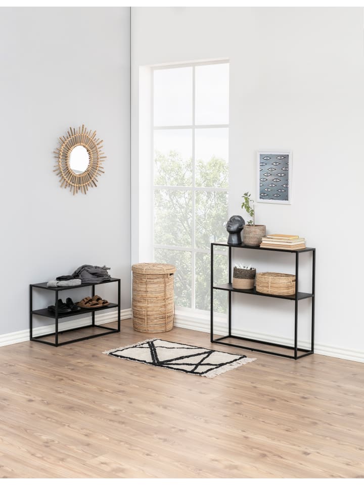 ebuy24 Schuhschrank Newton Schwarz 70 x 33 cm günstig kaufen onesize