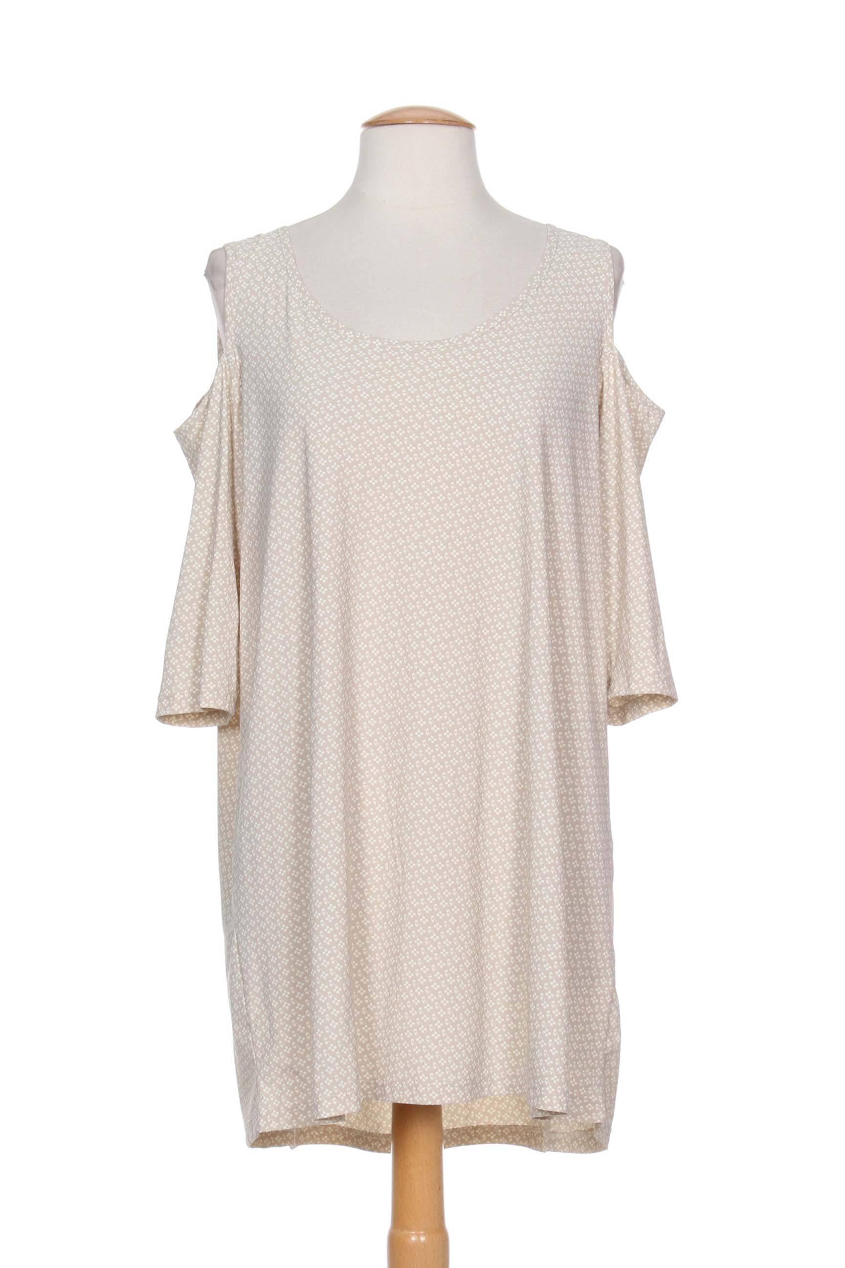 G Oze Tuniquemanchecourte Femme couleur beige
