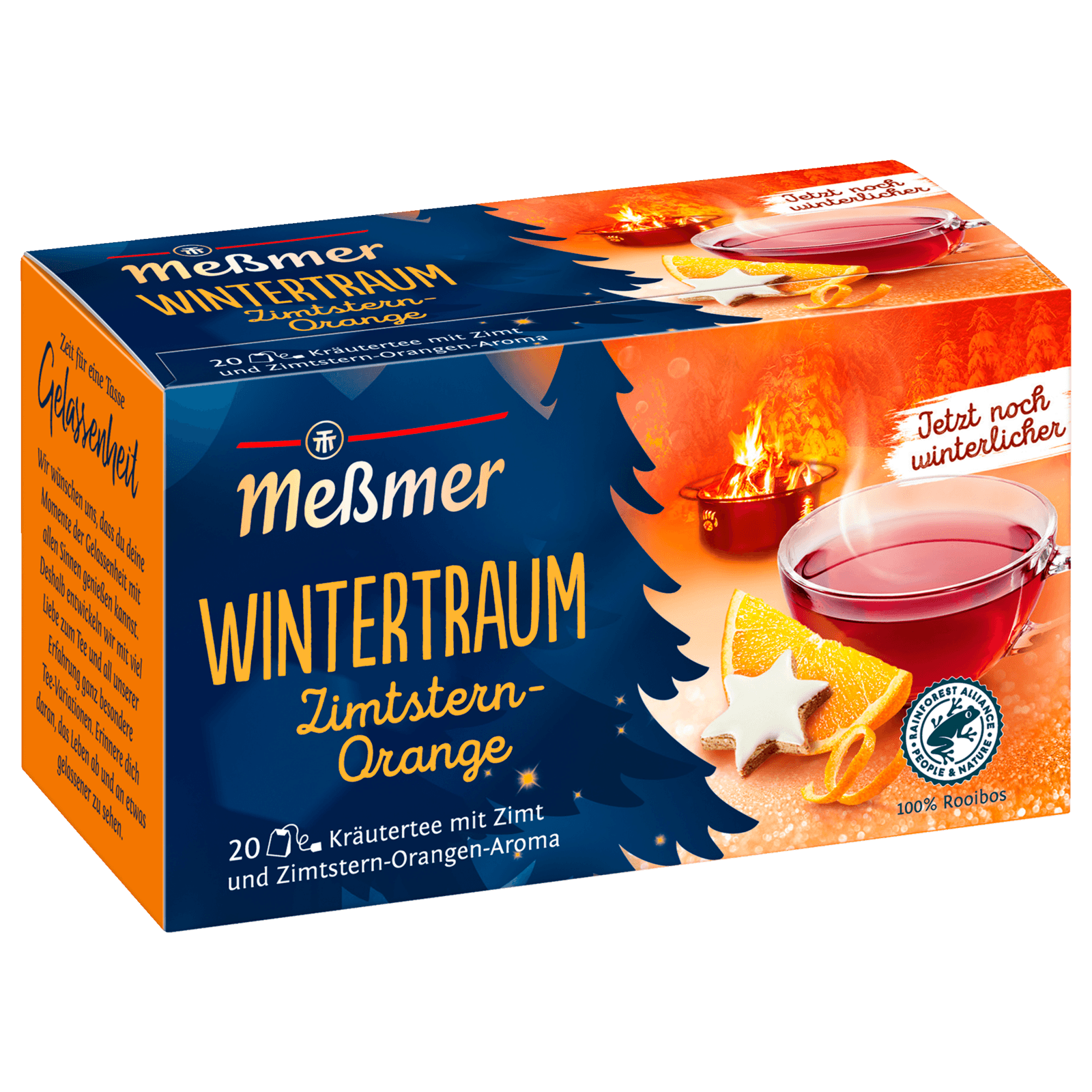Meßmer Wintertraum Zimtstern-Orange 40g, 20 Beutel