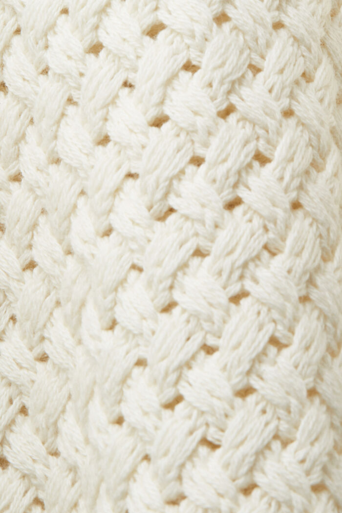 Ärmelloses Stricktop, 100 % Baumwolle
