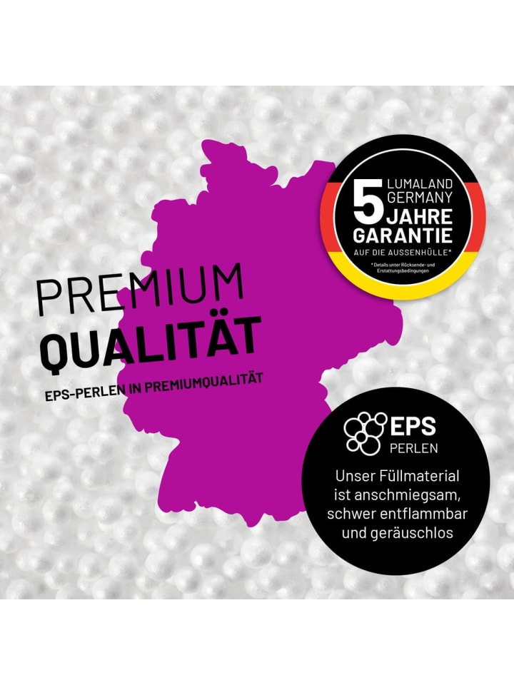 Lumaland LUMALAND Sitzsack Pouf Cord - Dunkelgrün günstig kaufen onesize