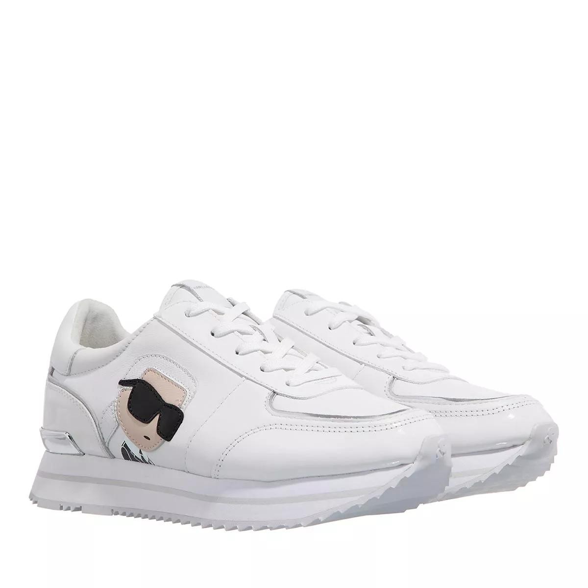LAGERFELD Freizeit Schnürer weiss Low-Top Sneaker
