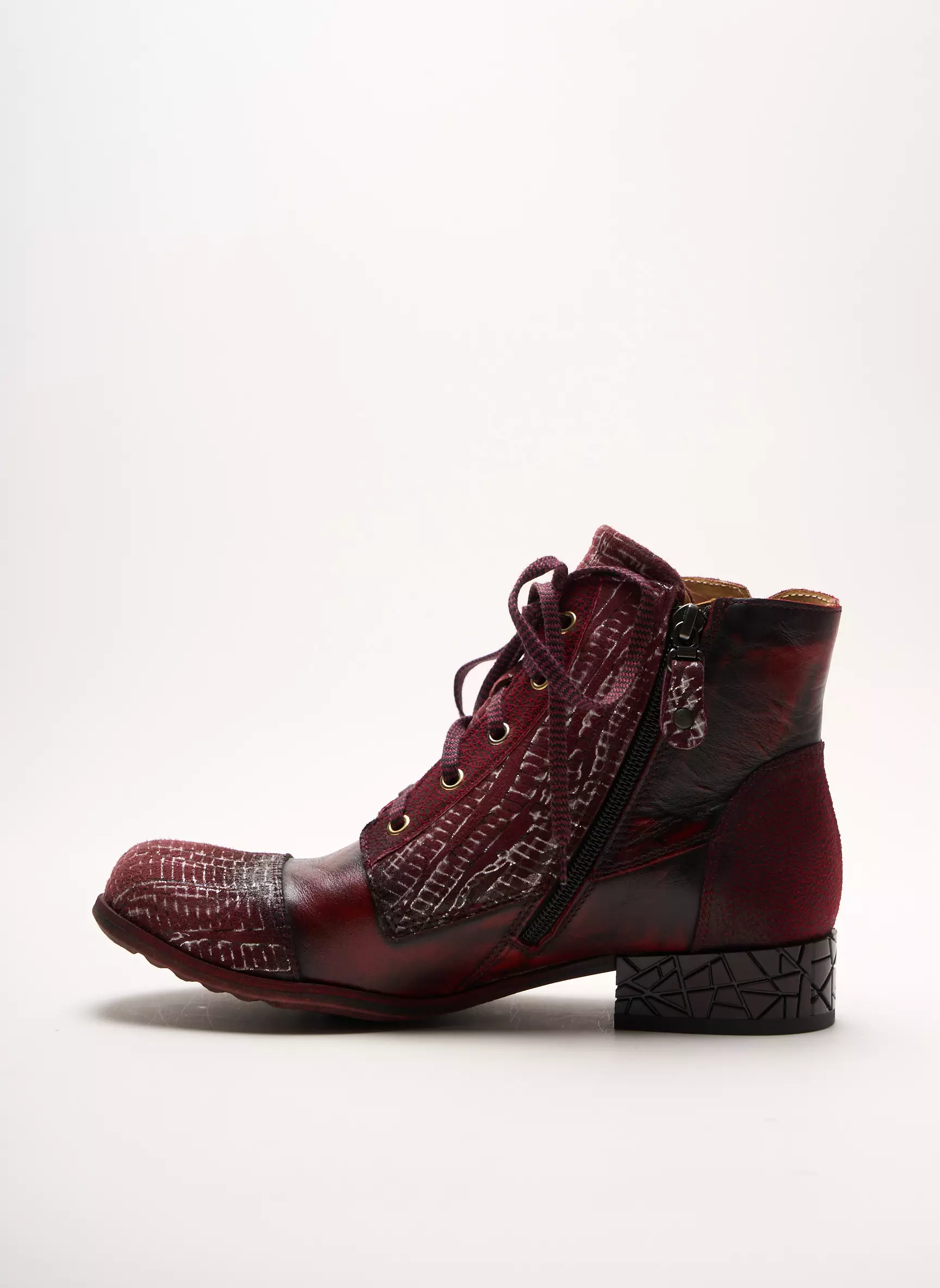 Maciejka Obuwie Bottines Femme couleur rouge