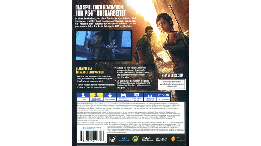 The Last of Us Remastered