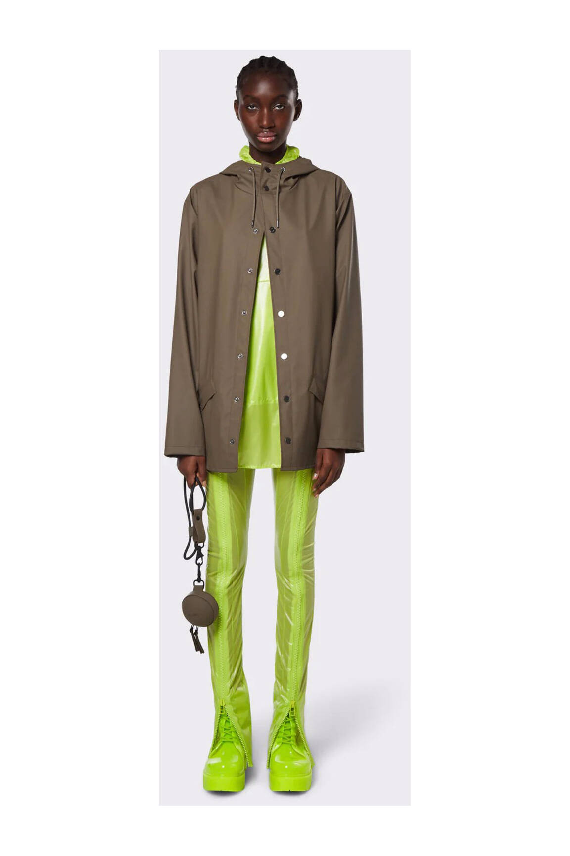 Rains Impermeables Trenchs Unisexe couleur marron
