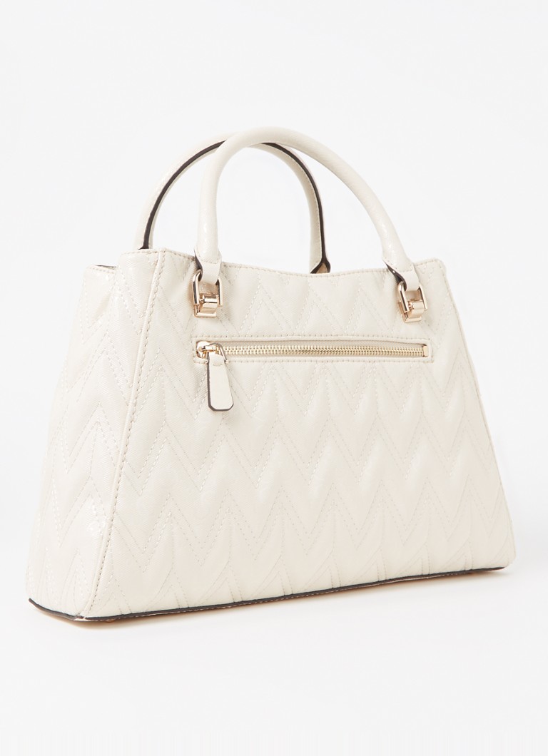 GUESS Adelard handbag with quilt pattern and detachable shoulder strap