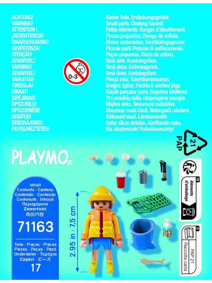 Playmobil Umweltschützerin in Mehrfarbig ab 4 Jahre günstig kaufen onesize