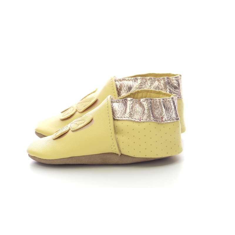 Chaussons cuir tannage vegetal Fly In The Wind