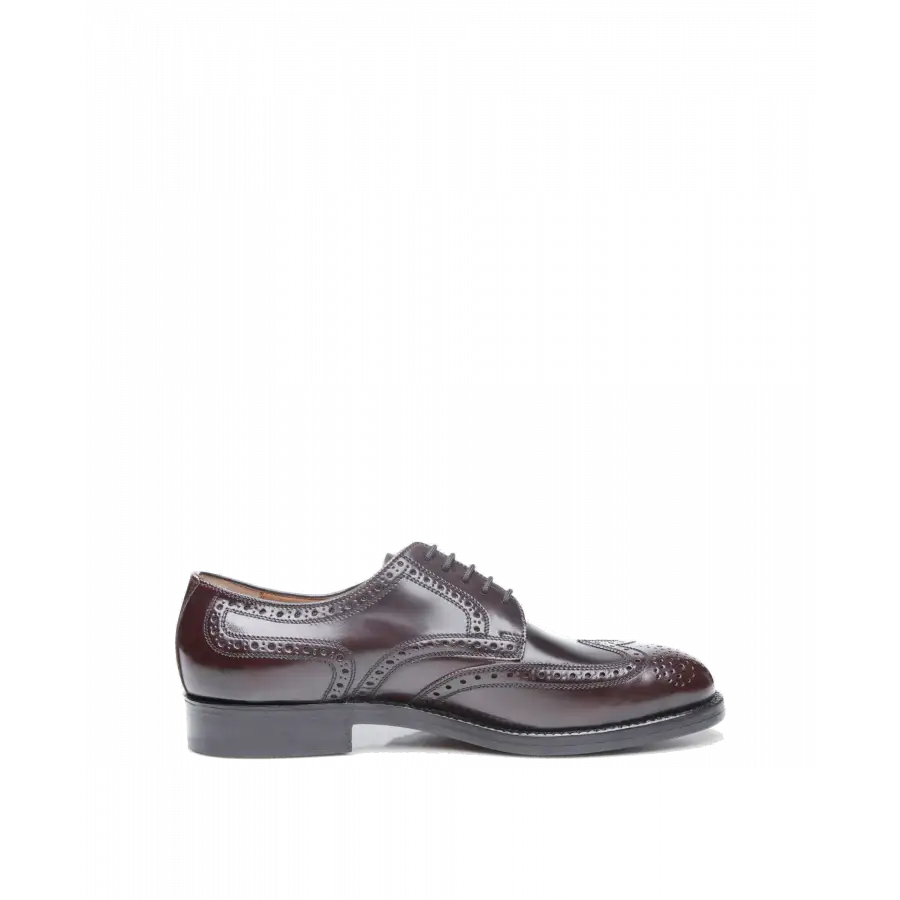 Heinrich Dinkelacker - Businessschuhe Budapester LONDON FULL-BROGUE C Cordovan - rot