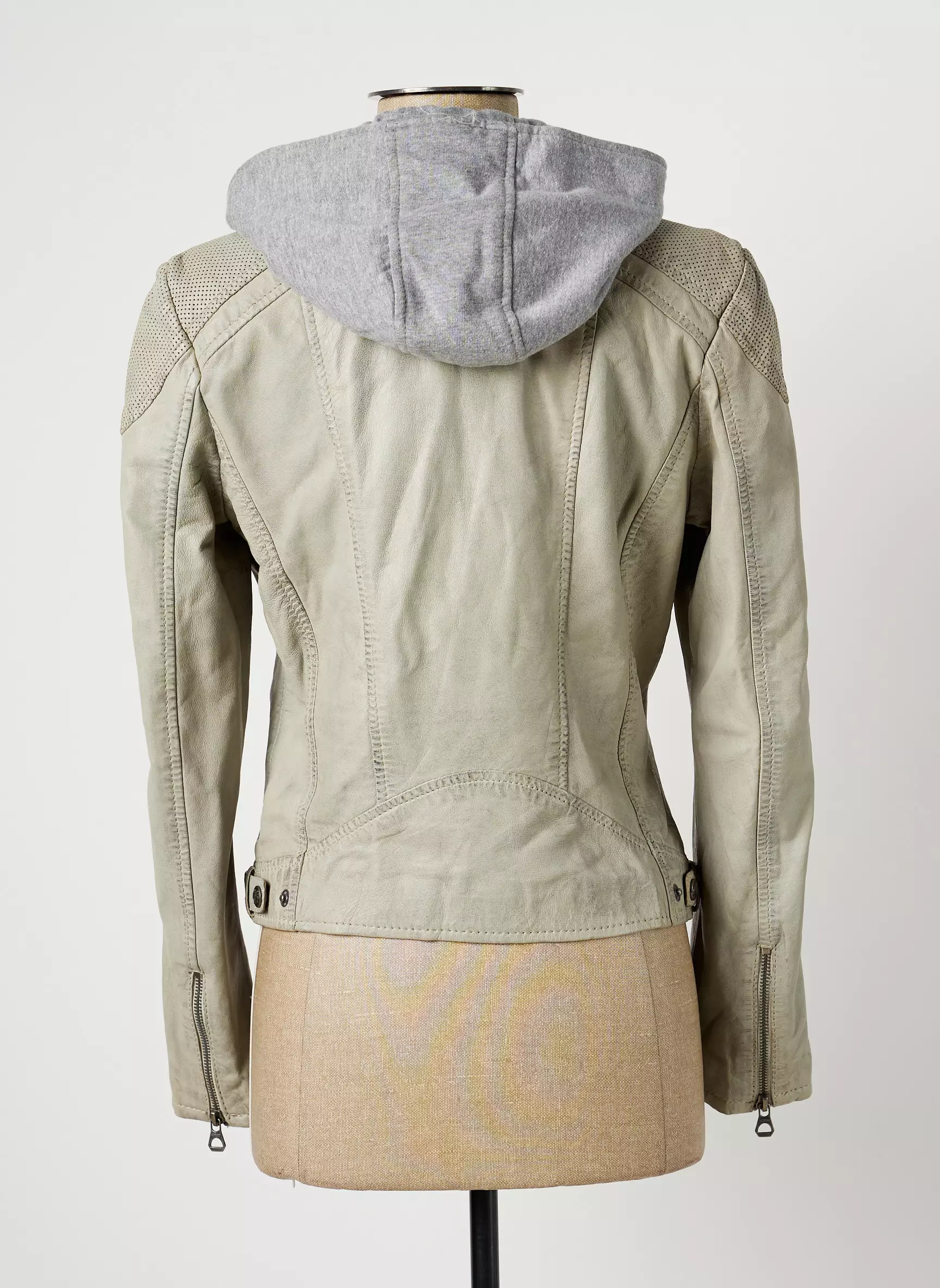 Gipsy 2 0 Vestecuir Femme couleur gris