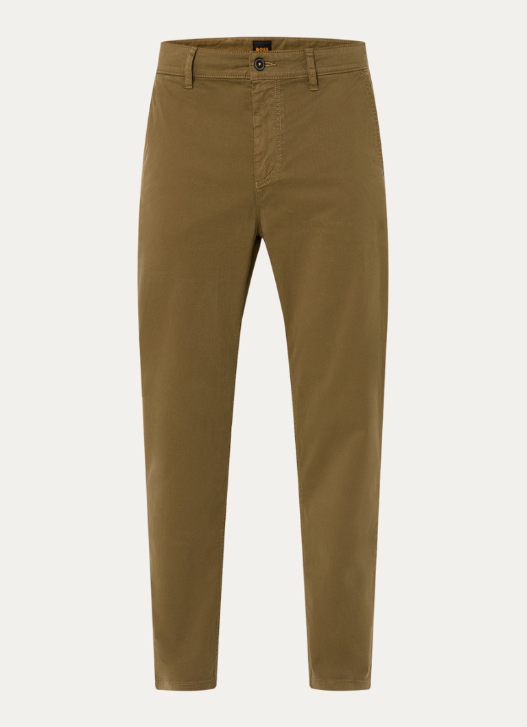 Pantaloni chino slim fit HUGO BOSS cu buzunare laterale