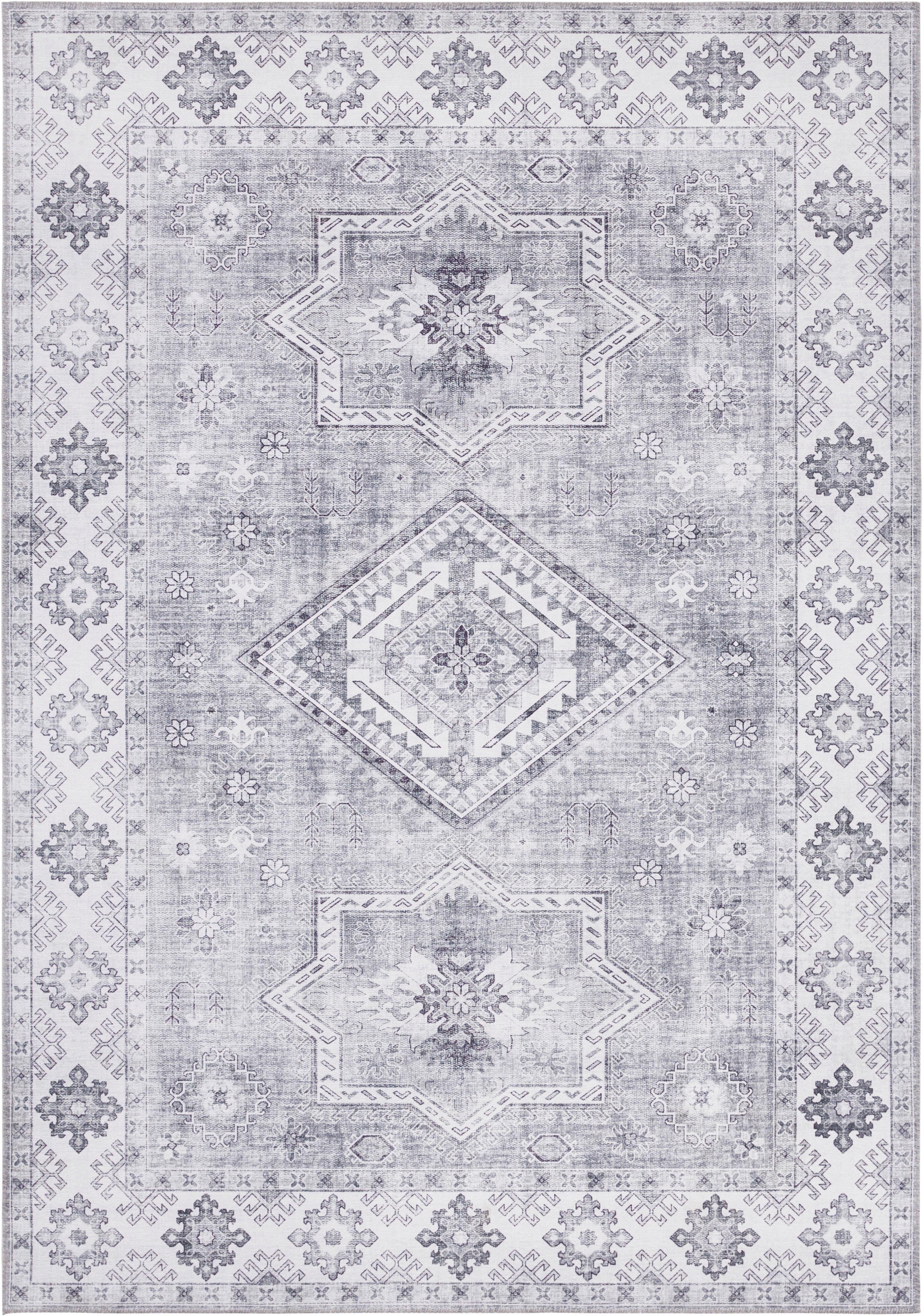 Teppich Gratia, NOURISTAN, rechteckig, Höhe: 5 mm, Orientalisch, Vintage, Flachgewebe Teppich,Wohnzimmer, Schlafzimmer