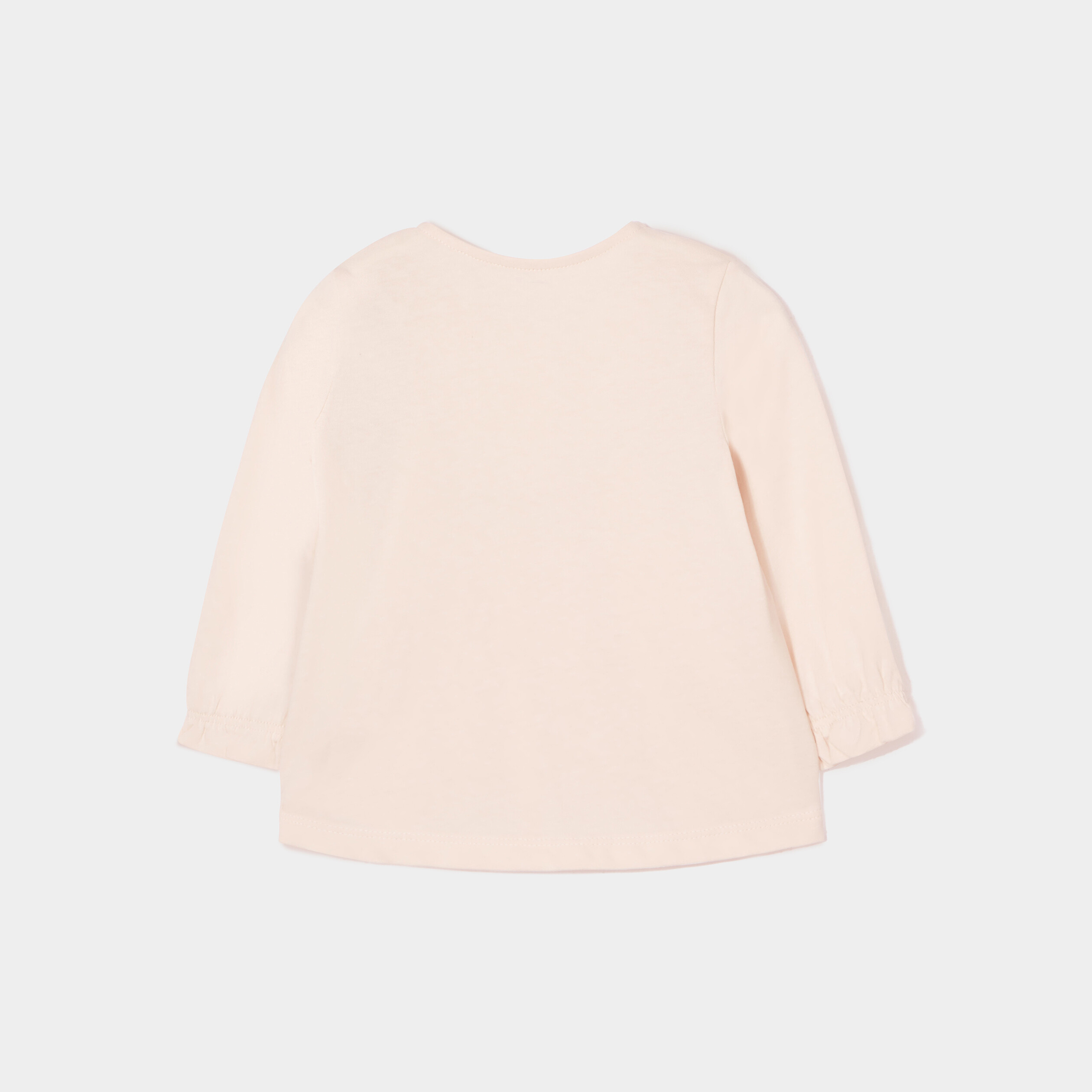 T-shirt broderie anglaise volants Creeks creme bébé fille | La Halle