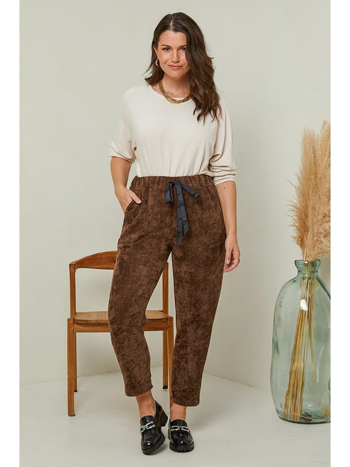 Curvy Lady Hose in Braun günstig kaufen