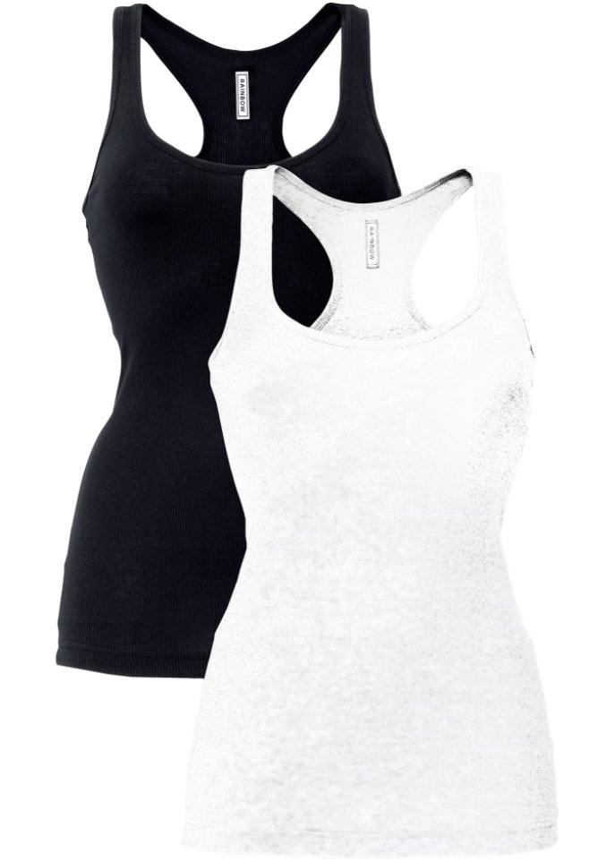 2er-Pack Ripp-Tanktop