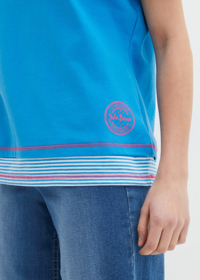 Baumwolle-Shirt, 2 in 1-Optik