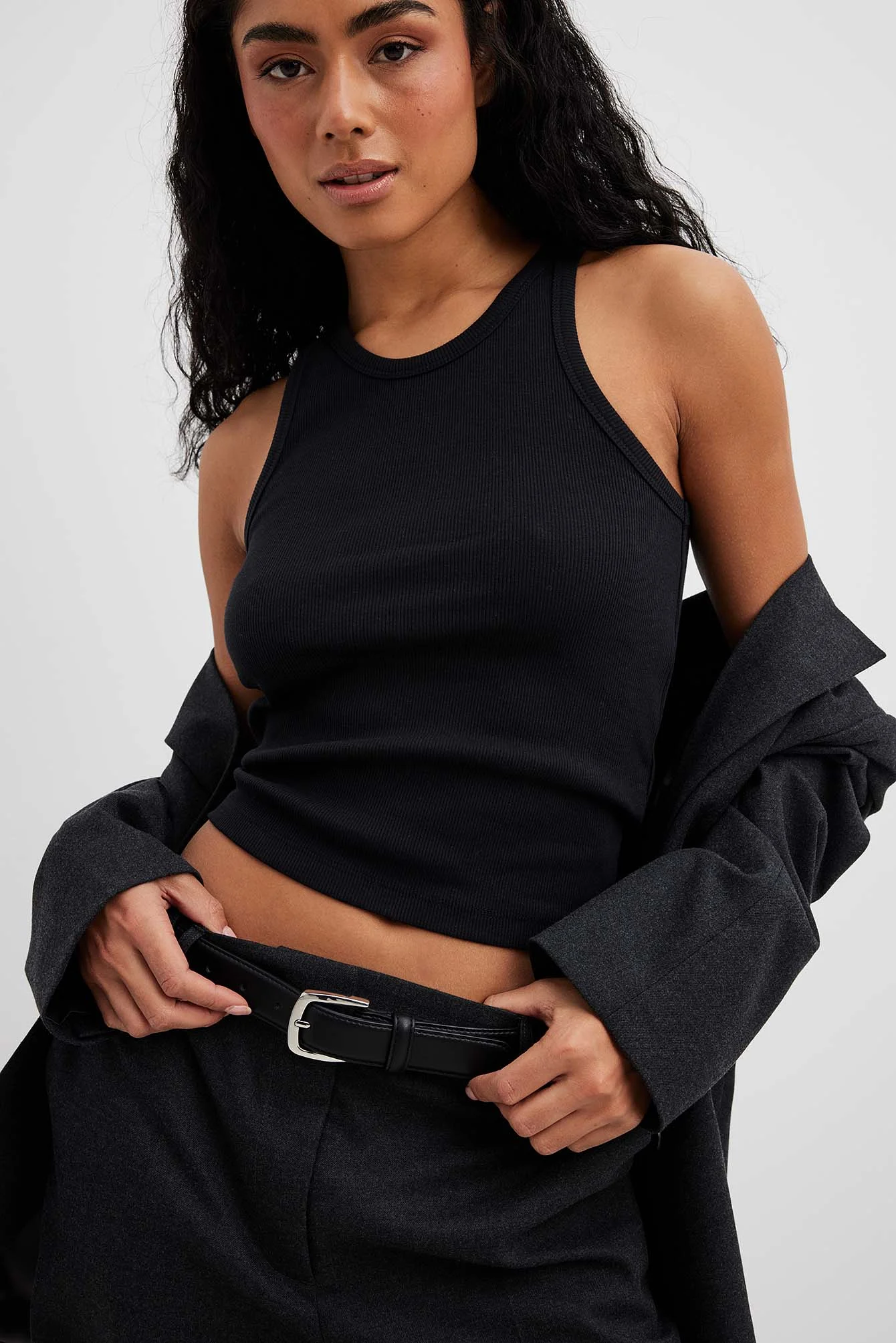 Geripptes Tank-Top