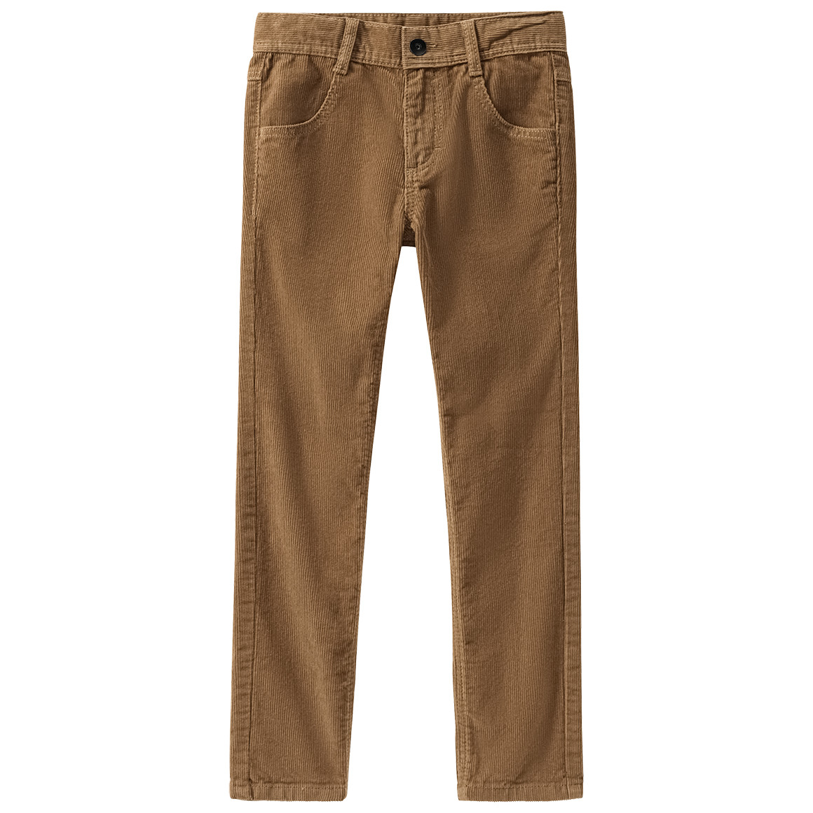 Jungen Cordhose mit verstellbarem Bund hellbraun