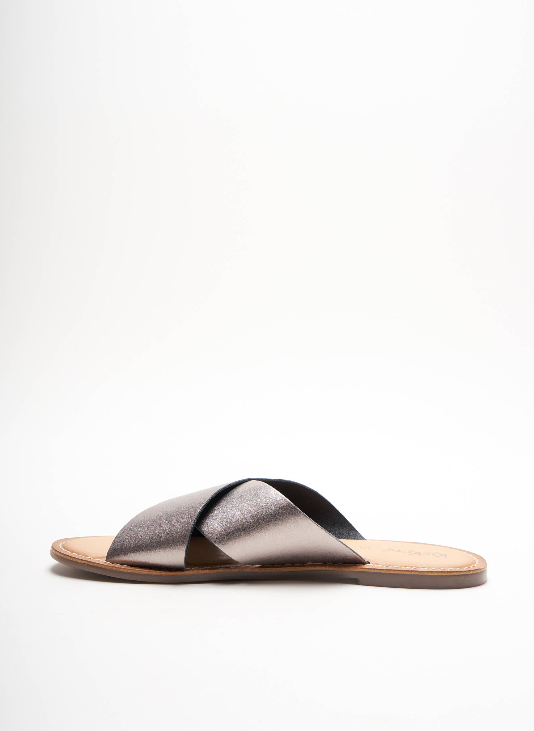Kickers Sandales Nu Pieds Femme couleur gris