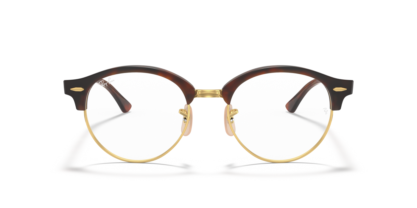 CLUBROUND OPTICS - Roșu Havana Lucios