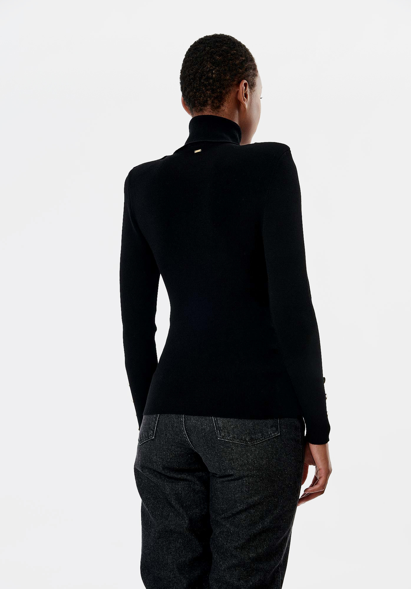 LEZAR  Pull noir femme