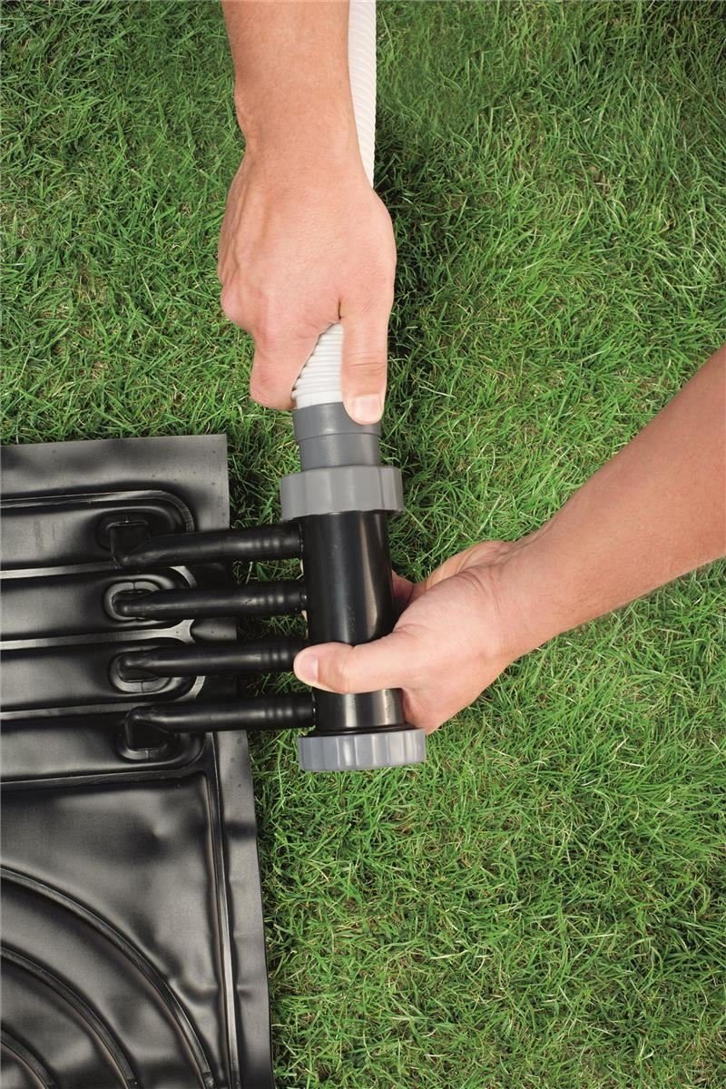 Bestway Pool-Solarkollektor Bestway Flowclear Solar-Poolheizung 110 x 171 cm, (Bestway Flowclear Solar-Poolheizung für Filtersysteme)