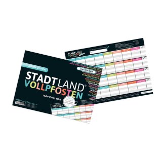 Stadt Land Vollpfosten - Junior Edition (DINA4-Format) (DE)