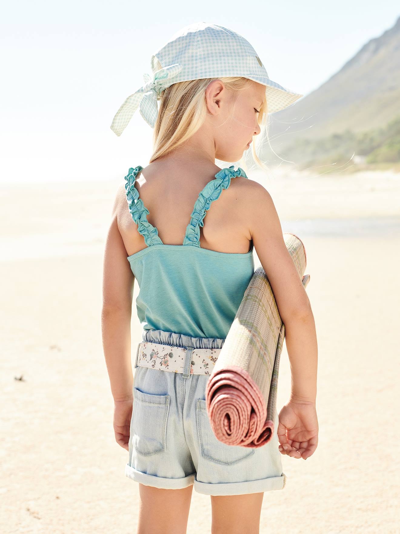 Vertbaudet Mädchen Shorts - blue stone