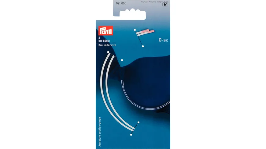 Prym BH-Bügel Gr. 95 weiß