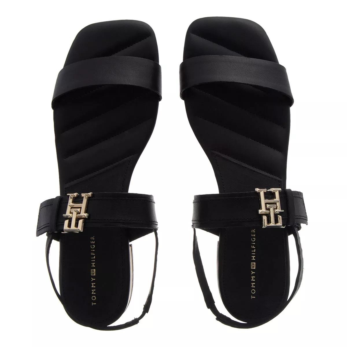 TOMMY HILFIGER Riemchen Sandalen schwarz Sandale