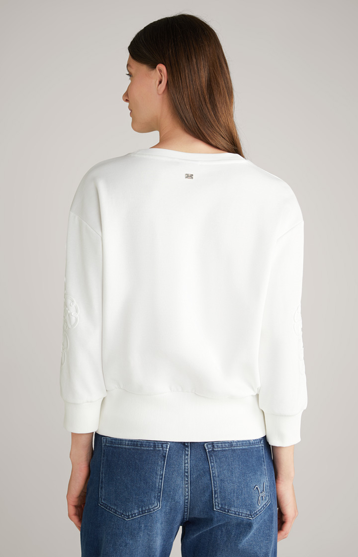 Sweatshirt in Creme