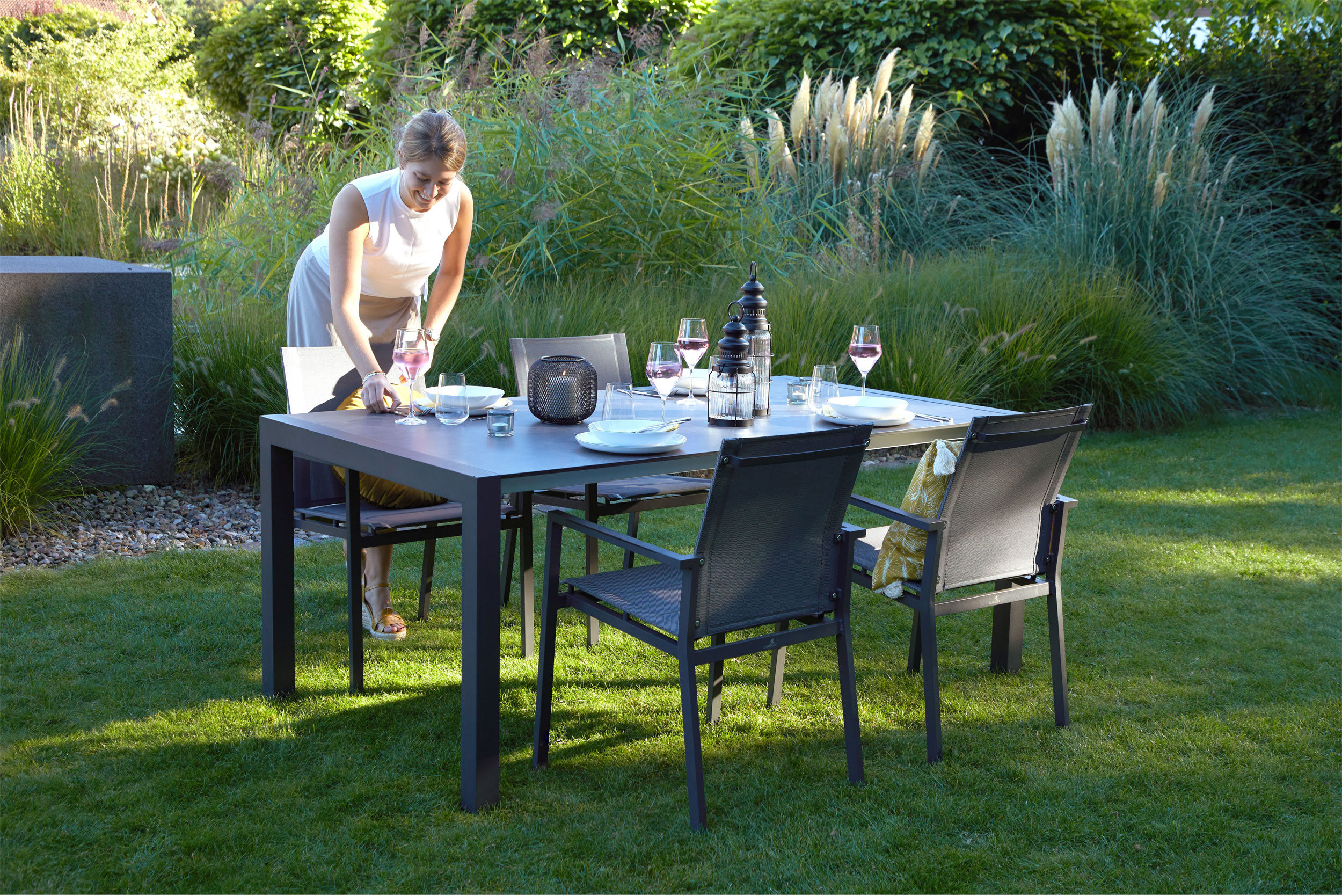 OUTDOORGartentisch ausziehbar HPL