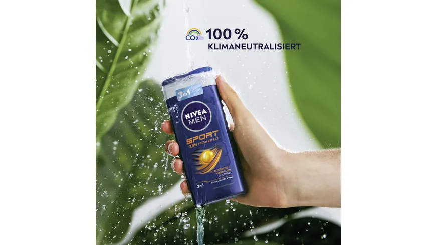NIVEA MEN Duschgel Sport 24H fresh effect 3 in 1 250 ml
